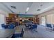 Community room with kitchenette and plenty of seating at 205 E Harmon Ave # 609, Las Vegas, NV 89169