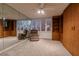 Home office with built-in shelving and recliner at 205 E Harmon Ave # 609, Las Vegas, NV 89169