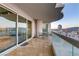 Private balcony with city views and seating for relaxing at 2777 Paradise Rd # 2001, Las Vegas, NV 89109