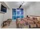 Bedroom with city view and large window at 2777 Paradise Rd # 2001, Las Vegas, NV 89109