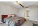 Spacious bedroom with king-size bed and en-suite bathroom at 2777 Paradise Rd # 2001, Las Vegas, NV 89109