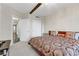 King-size bed in spacious bedroom with access to hallway at 2777 Paradise Rd # 2001, Las Vegas, NV 89109