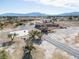 Aerial view of property with a basketball court at 3281 Mark Rd, Pahrump, NV 89060