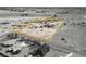 Aerial view of property highlighting house and substantial lot size at 3281 Mark Rd, Pahrump, NV 89060