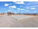 Private outdoor basketball court with mountain backdrop at 3281 Mark Rd, Pahrump, NV 89060