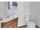 Small bathroom with single sink vanity and toilet at 3281 Mark Rd, Pahrump, NV 89060