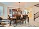 Formal dining room with wooden table and chairs at 394 Gatlinburg Ct, Henderson, NV 89012