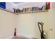 Small storage room with shelving and LED lighting at 394 Gatlinburg Ct, Henderson, NV 89012
