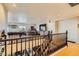 Upstairs hall with a view of the game room below at 394 Gatlinburg Ct, Henderson, NV 89012
