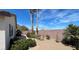 Landscaped backyard with gravel and desert plants at 44 Blaven Dr, Henderson, NV 89002