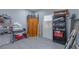 Storage room with shelving, cabinet, and worktable at 5650 E Sahara Ave # 1012, Las Vegas, NV 89142