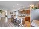 Spacious kitchen, granite island, stainless steel appliances at 5694 Colbert St, North Las Vegas, NV 89081