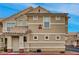 The exterior view of the home highlighting the architecture and design at 5855 Valley Dr # 2045, North Las Vegas, NV 89031