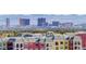 Aerial view of building with city skyline in the background at 9101 Alta Dr # 502, Las Vegas, NV 89145
