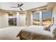 Spacious bedroom with city views and private balcony access at 9101 Alta Dr # 502, Las Vegas, NV 89145