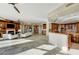 Modern kitchen with hardwood floors and island at 9101 Alta Dr # 502, Las Vegas, NV 89145