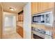 Modern kitchen with built-in oven and microwave at 9101 Alta Dr # 502, Las Vegas, NV 89145