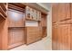 Spacious walk-in closet with custom built-ins and drawers at 9101 Alta Dr # 502, Las Vegas, NV 89145