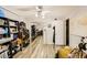Versatile bedroom with hardwood floors and mirrored closet at 919 Havre Ave, Henderson, NV 89015