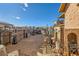 Fairytale-like castle exterior with unique landscaping and gated entrance at 919 Havre Ave, Henderson, NV 89015