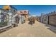 Eye-catching driveway with castle-inspired architecture and unique decorative features at 919 Havre Ave, Henderson, NV 89015