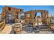 Outdoor structure with a cozy seating area and a wooden facade, offering a rustic escape at 919 Havre Ave, Henderson, NV 89015