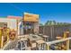 Rooftop seating area with unique bar stools and tables for enjoying views and outdoor relaxation at 919 Havre Ave, Henderson, NV 89015