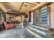 Enclosed patio with artistic details and charming decor at 919 Havre Ave, Henderson, NV 89015