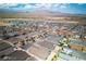 Aerial view of neighborhood with desert landscape at 10301 Fairview Ridge Ct, Las Vegas, NV 89166