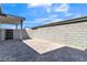 Private backyard with paved patio and block wall at 10301 Fairview Ridge Ct, Las Vegas, NV 89166