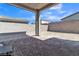 Covered patio and backyard view at 10301 Fairview Ridge Ct, Las Vegas, NV 89166