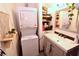 Bathroom with stackable washer and dryer unit at 1303 Darlene Way # 102B, Boulder City, NV 89005