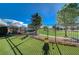 Backyard with artificial turf and golf course view at 4829 E Beacon Ridge Dr, Pahrump, NV 89061