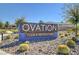 Ovation Club & Recreation sign, welcoming residents to the community at 4829 E Beacon Ridge Dr, Pahrump, NV 89061