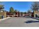 Modern gated entrance to the community, offering privacy and security at 4829 E Beacon Ridge Dr, Pahrump, NV 89061