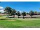 Scenic golf course view with pond and lush landscaping at 4829 E Beacon Ridge Dr, Pahrump, NV 89061