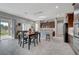 Modern kitchen with island and breakfast nook at 4829 E Beacon Ridge Dr, Pahrump, NV 89061