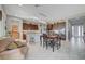Modern kitchen with island and breakfast nook at 4829 E Beacon Ridge Dr, Pahrump, NV 89061