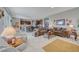 Open living area with kitchen and casual seating at 4829 E Beacon Ridge Dr, Pahrump, NV 89061