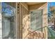 Front door entrance with security door and window at 5710 E Tropicana Ave # 2017, Las Vegas, NV 89122