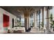 Modern lobby with floor to ceiling windows at 700 W Carson Ave # 808, Las Vegas, NV 89106