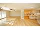 Bright and airy living room with hardwood floors and lots of natural light at 749 Rossmore Dr, Las Vegas, NV 89110