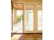 Private patio accessible through French doors at 749 Rossmore Dr, Las Vegas, NV 89110