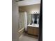 Bathroom with tub, shower, and light wood vanity at 9000 Las Vegas Blvd # 1013, Las Vegas, NV 89123
