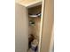 Linen closet with shelving; great for extra storage at 9000 Las Vegas Blvd # 1013, Las Vegas, NV 89123
