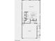 First floor plan showcasing kitchen, great room, and garage at 9132 Vesey Ave, Las Vegas, NV 89148