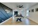 Game room featuring a pool table and a stylish accent wall at 1860 Ski Slope Cir, Las Vegas, NV 89117