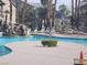 Community pool with gazebo and landscaping at 2052 Jade Creek St # 202, Las Vegas, NV 89117