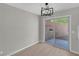 Bright dining area with sliding door leading to backyard at 3357 Narod St, Las Vegas, NV 89121