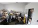 Home office with built-in shelving and closet at 5271 Deanna St, Pahrump, NV 89048
